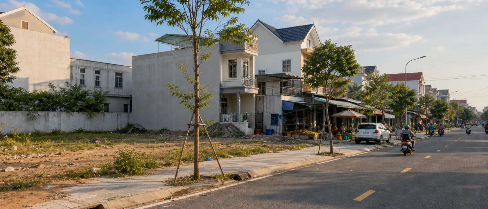 Khu dân cư có đất nền giao dịch tốt và hạ tầng hoàn thiện