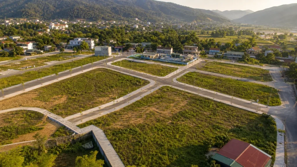 Đất nền dự án tại Điện Biên có phân lô và hạ tầng nội khu