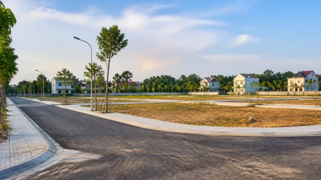 Nền đất Nghệ An có hạ tầng hoàn thiện và đường nội khu sạch