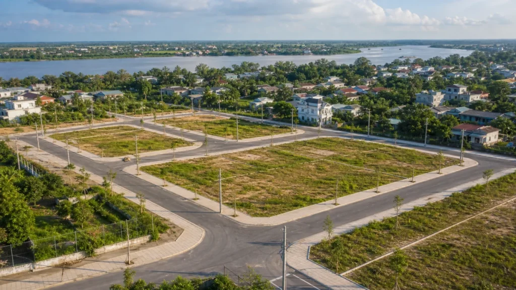 Long Thành Garden Land tại An Giang với hạ tầng phân lô ven sông